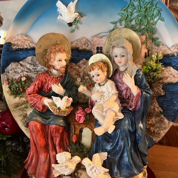 Rare Verstella Collection 3D Light Nativity Baby Jesus “Amazing Grace Sculpture - Picture 5 of 8